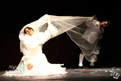 گزارش تصویری نمایش «عروسی خون» به کارگردانی علی‌رضا مداح
