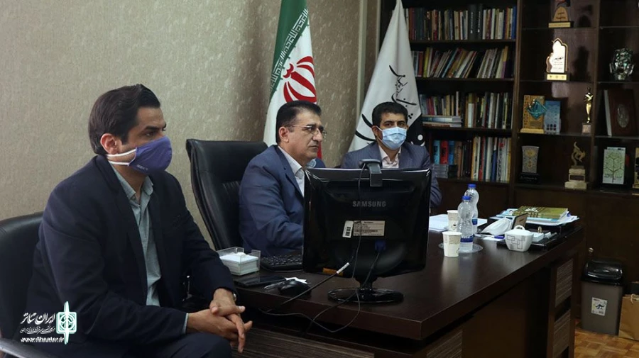ویدیو کنفرانس رییس انجمن هنرهای ایران با شعب