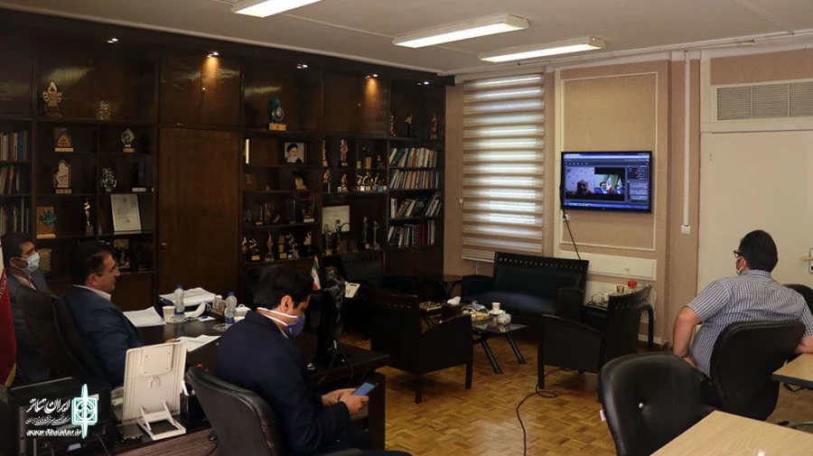ویدیو کنفرانس رییس انجمن هنرهای ایران با شعب