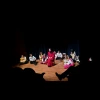 نمایش (رولت) اثری متفاوت از گروه تئاتر رستاخیز به کارگردانی محمد علی دانشگر ساعت ۱۸:۳۰ در تماشاخانه حکیم الهی فرهنگسرای کومش سمنان به روی صحنه رفت 2